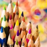 lápices de colores para dibujar y pintar