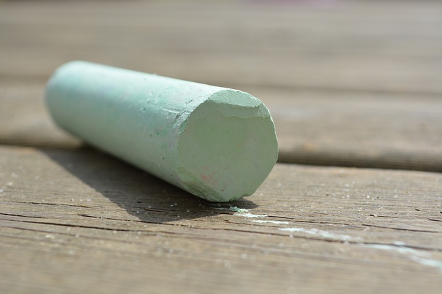 tiza verde para pintar