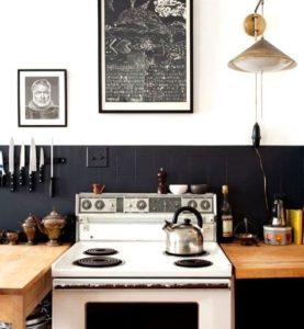 pintar la cocina con contraste claro oscuro